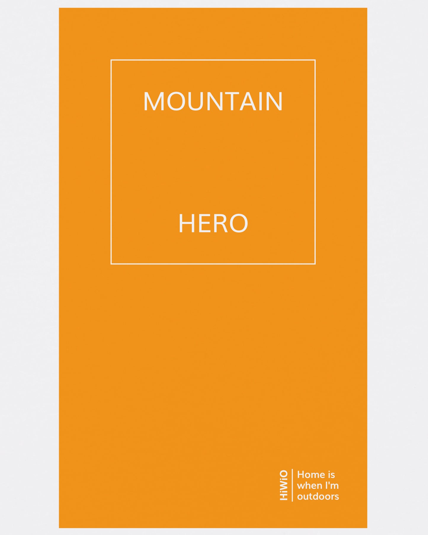 MOUNTAIN HERO - Herren/Unisex T-Shirt aus hochwertiger Bio-Baumwolle