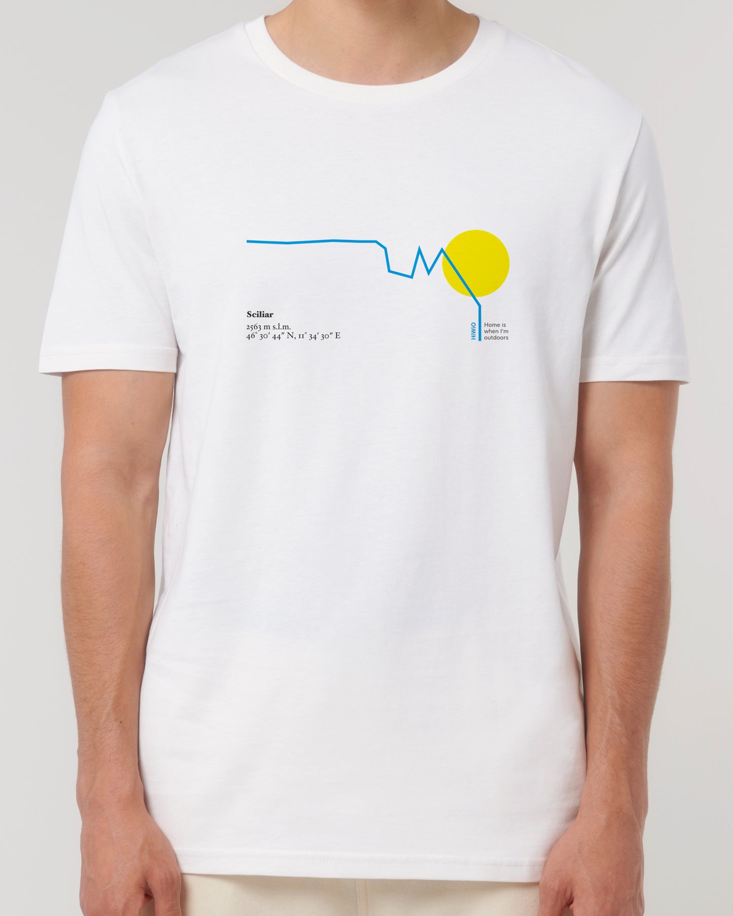 Schlern - Herren/Unisex-T-Shirt aus hochwertiger Bio-Baumwolle