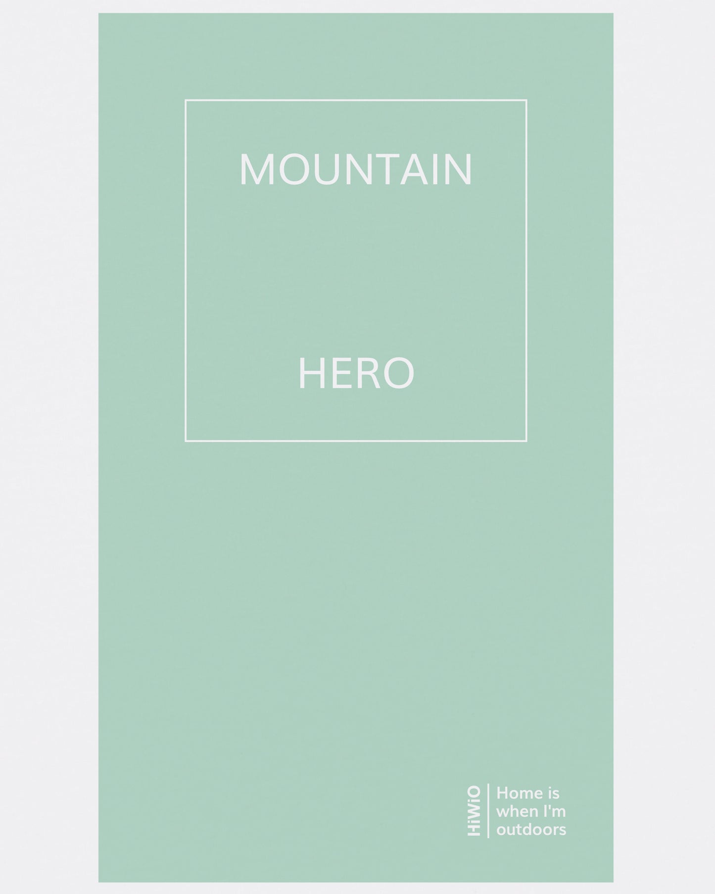 MOUNTAIN HERO - Herren/Unisex T-Shirt aus hochwertiger Bio-Baumwolle