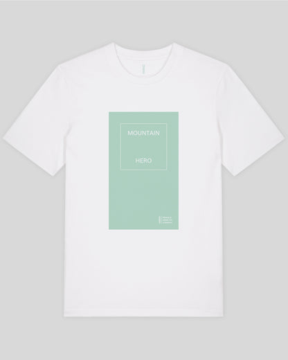 MOUNTAIN HERO - Herren/Unisex T-Shirt aus hochwertiger Bio-Baumwolle